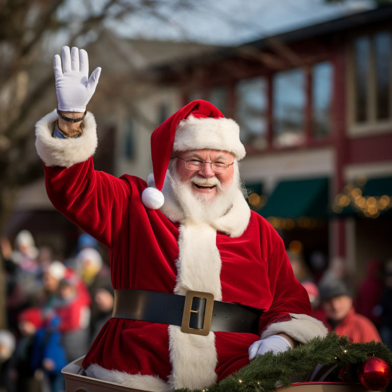The Santa Showdown: A Darkly Comedic Christmas Chaos