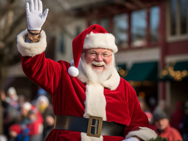 The Santa Showdown: A Darkly Comedic Christmas Chaos